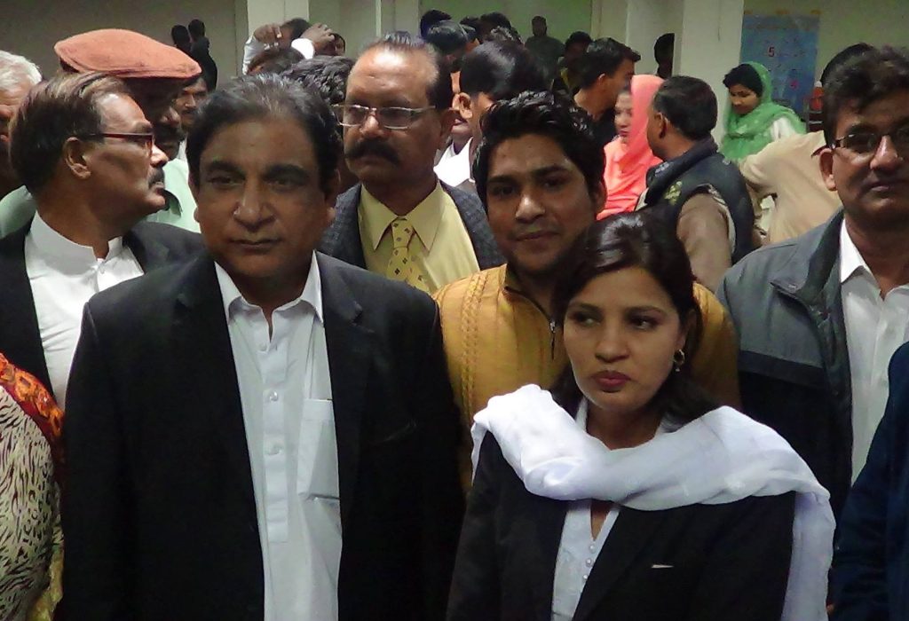 Chairman HLF Kaleem Shahzad with Paul Bhatti (Federal minister in charge of National Harmony and Minorities Affairs)